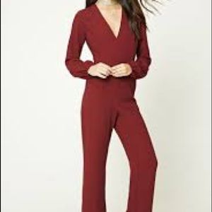 Forever 21 Long Sleeve Jumpsuit with POCKETS
